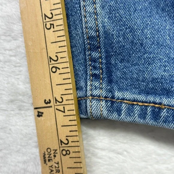 Levi's 512 Slim Taper Jeans Mens W34 L30 Blue Denim Cotton Blend Fits 32x32 - Picture 7 of 11